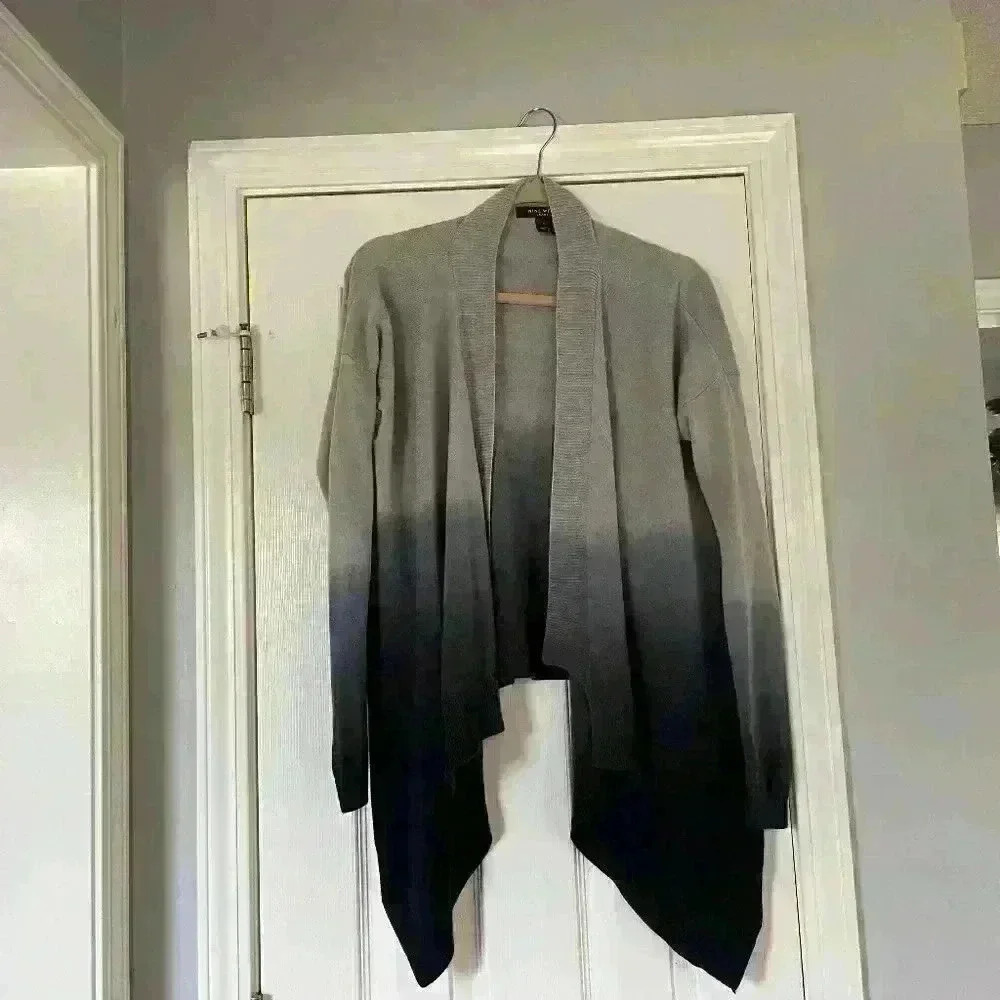Nine west open front ombre cardigan sz S